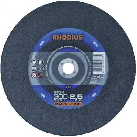 Disque à Tronçonner Acier ST34 1 Disque à Tronçonner Acier ST34