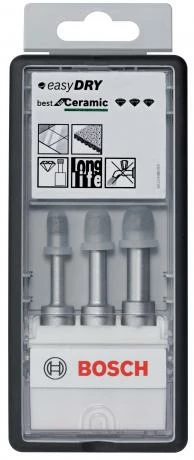 Bosch Coffret De 3 Forets Diamantés à Sec EASY DRY