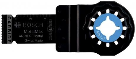 Bosch Lame De Scie Pour Couteau Oscillant - Plongeante AIZ20AT CARBIDE METAL MAX 1 Bosch Lame De Scie Pour Couteau Oscillant - Plongeante AIZ20AT CARBIDE METAL MAX