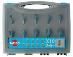 Coffret De 10 Fraises Droites Carbure