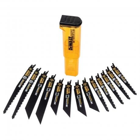 DeWALT Coffret 13 Lames De Scie Sabre EXTREME RUNTIME - DT99550 1 DeWALT Coffret 13 Lames De Scie Sabre EXTREME RUNTIME - DT99550