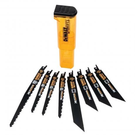 DeWALT Coffret 8 Lames De Scie Sabre EXTREME RUNTIME - DT99951 1 DeWALT Coffret 8 Lames De Scie Sabre EXTREME RUNTIME - DT99951