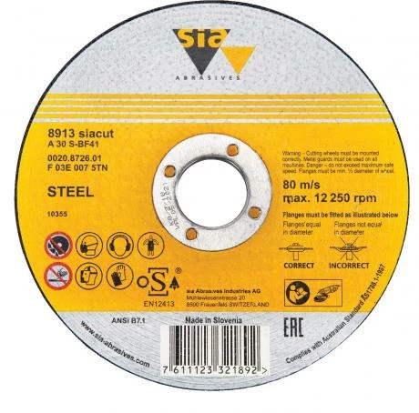 Disque à Tronçonner SIACUT Alu 1 Disque à Tronçonner SIACUT Alu