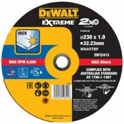 DeWALT Disque à Tronçonner Inox Moyeu Plat - DT43939