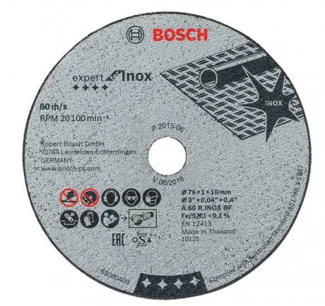 Bosch Disque à Tronçonner EXPERT Inox (x5) 1 Bosch Disque à Tronçonner EXPERT Inox (x5)