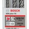 Bosch Lot De 3 Forets Béton SDS-Plus 7X