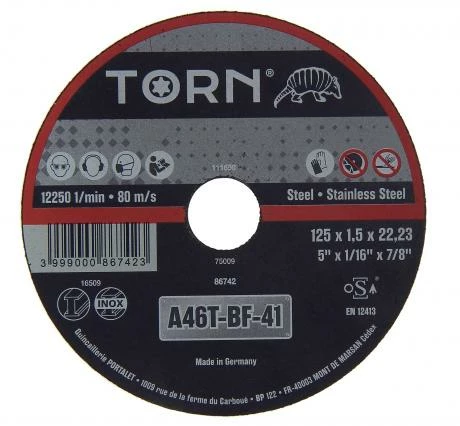 Lot De 100 Disques à Tronçonner TORN® 1 Lot De 100 Disques à Tronçonner TORN®