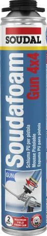 Soudal Mousse Pistolable SOUDAFOAM 4x4 GUN Vis